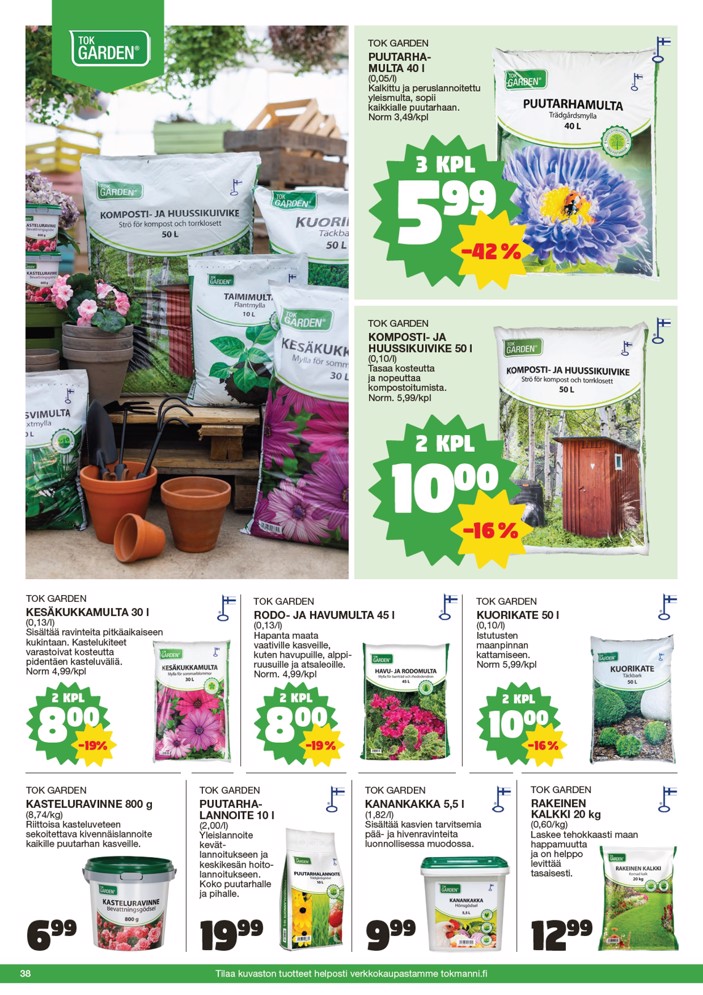 Tokmanni Tokmanni Kesäkuvasto 2026 sivu 38